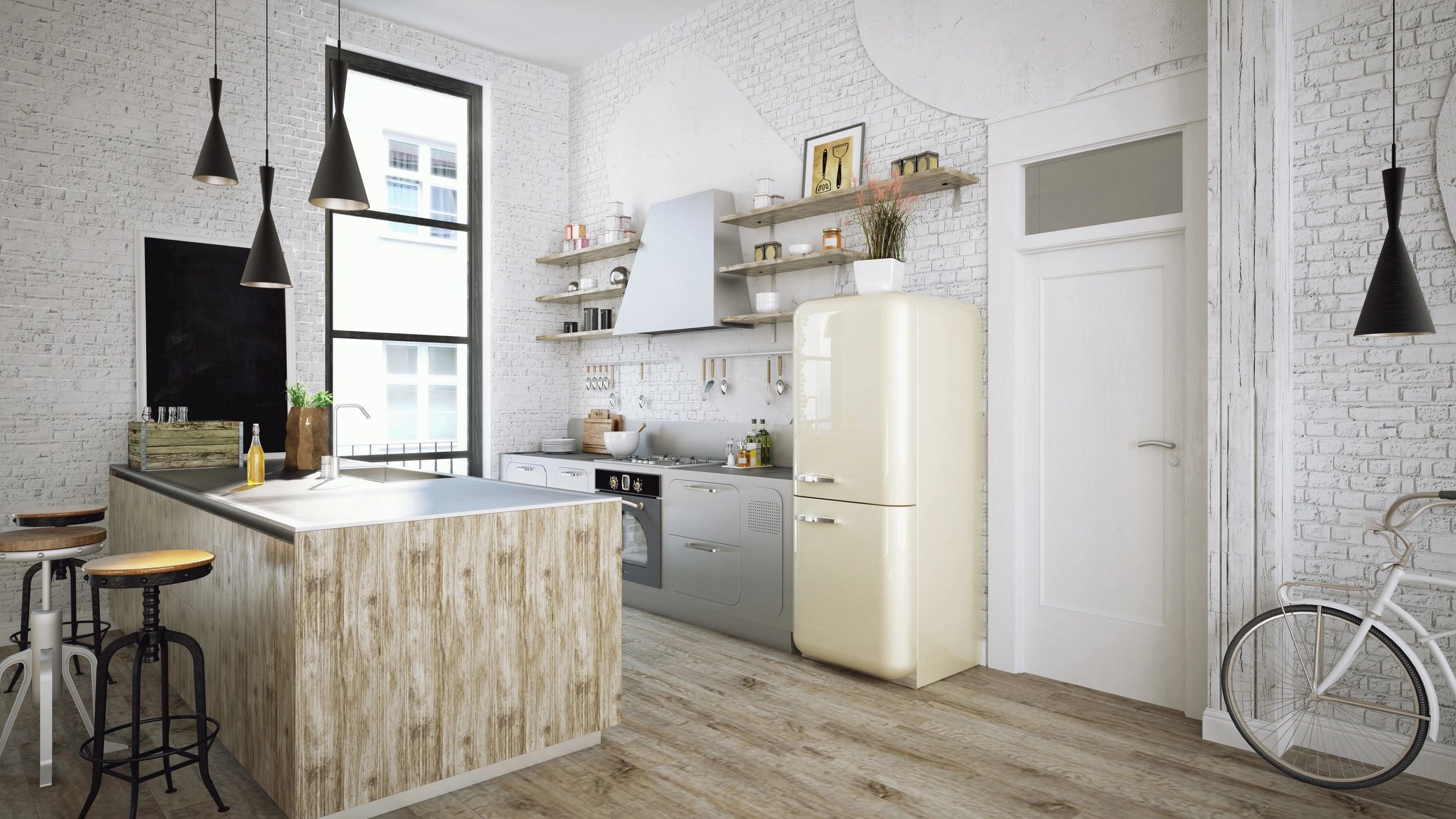 Modern kitchen interior