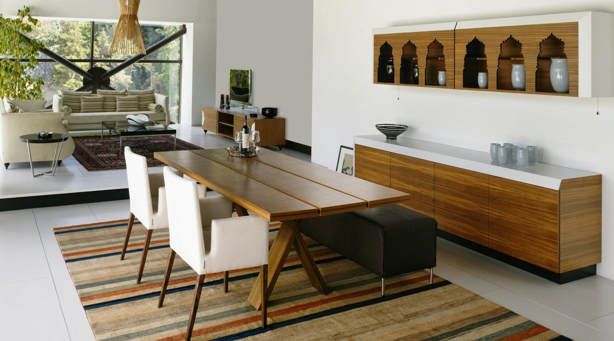 Modern open-concept interior